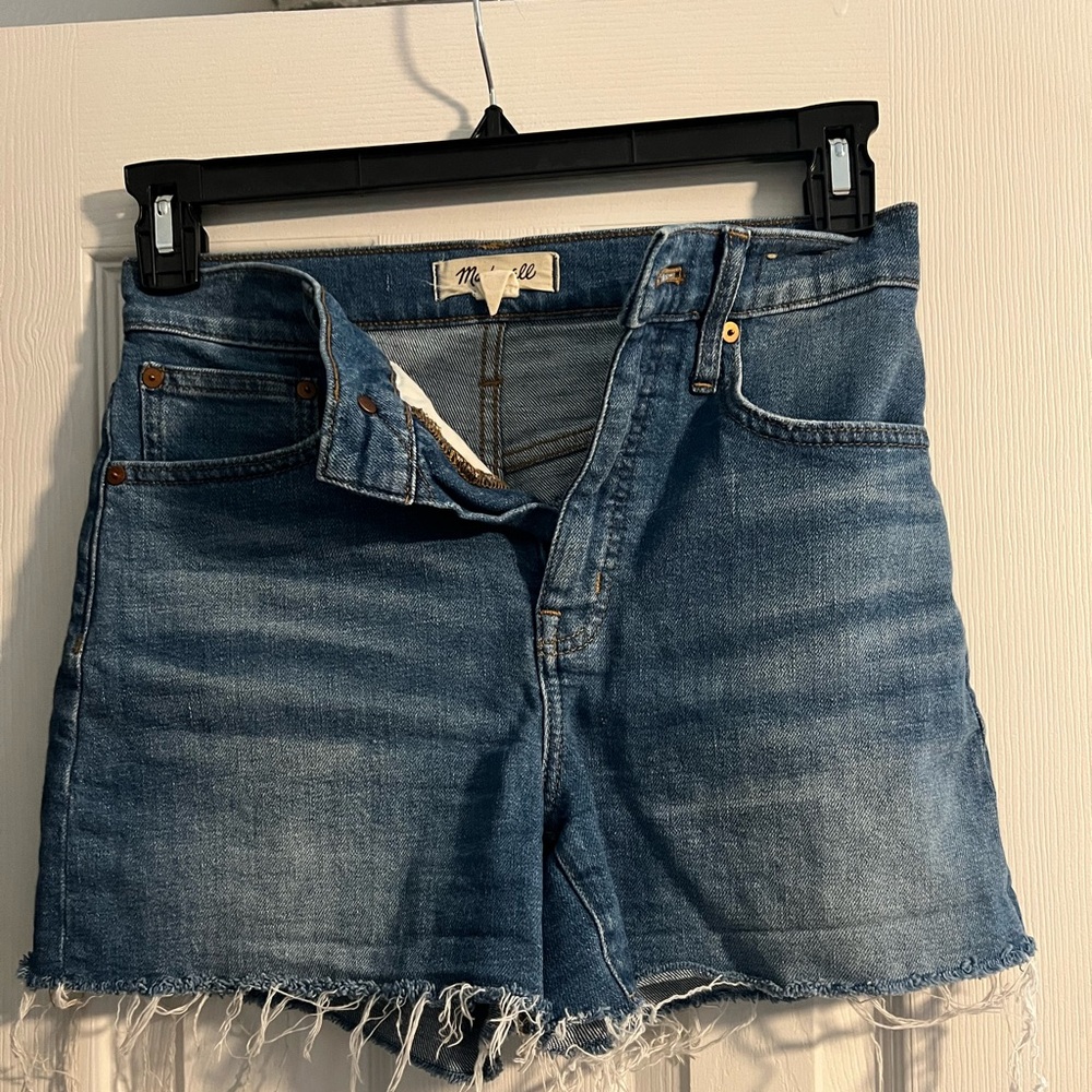Madewell high waisted shorts